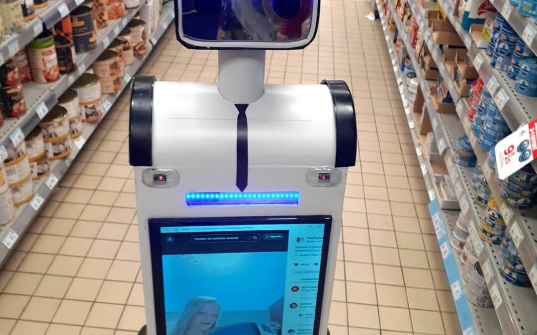 Windy, le robot agent de sécurité des supermarchés